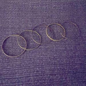 15 - gold  tone Bangle bracelets  nice quality